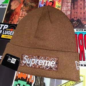 Supreme New Era Bandana Box Logo Beanie FW19
